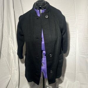 Vintage woman’s black wool jacket